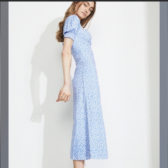 NWT Bardot Midi Day Dress in Ditsy Floral Size 4 - Picture 2 of 11